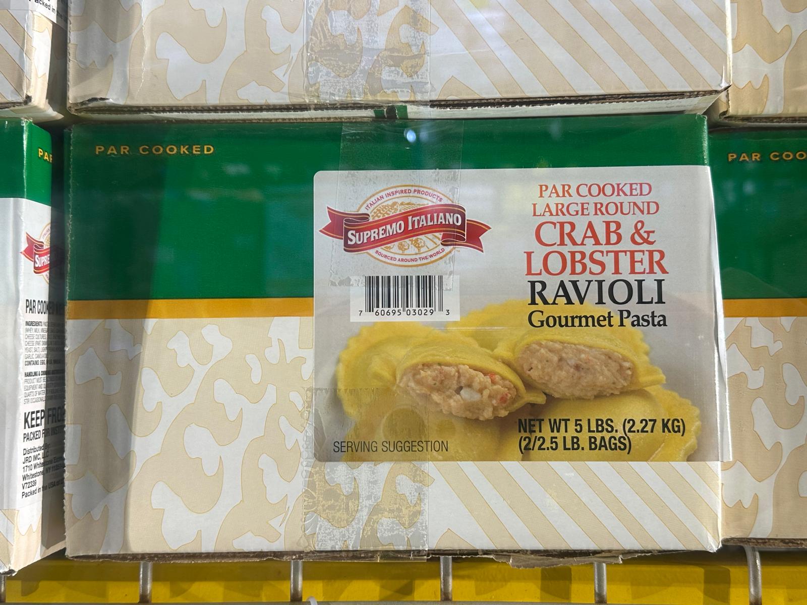 Crab and Lobster Ravioli