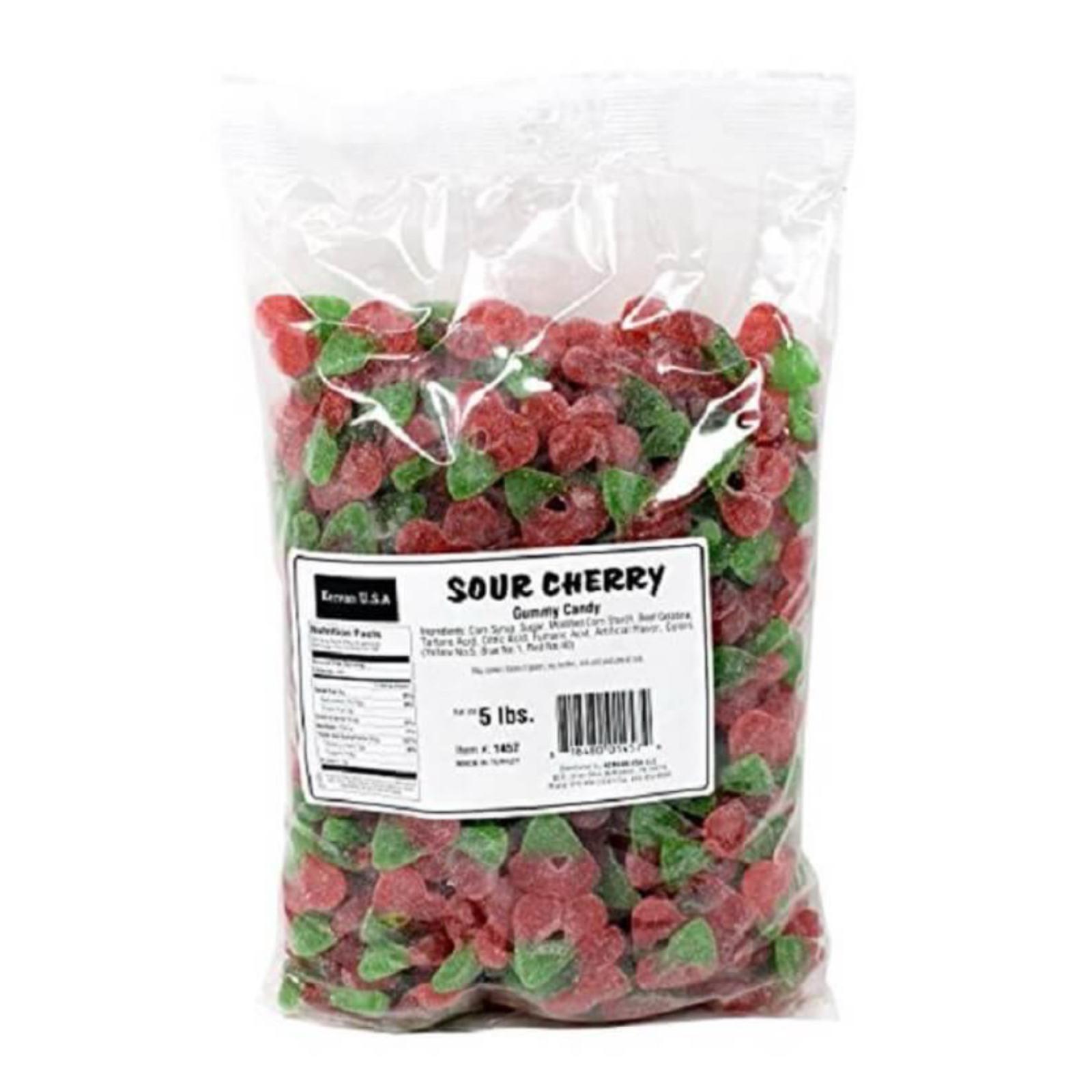 Halal Sour Gummy Cherry
5 lb. Bag Kervan Brand
$25