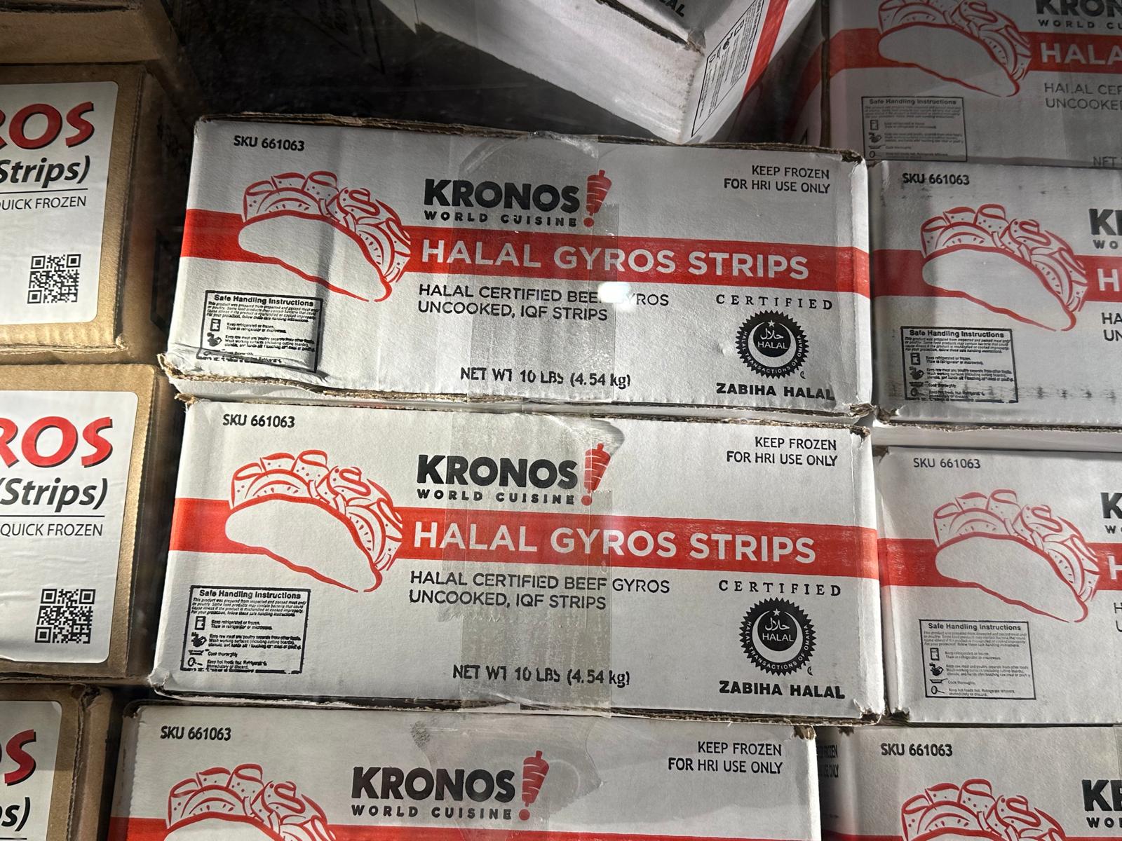 HALAL GYROS STRIPS
KRONOS brand
10 lbs