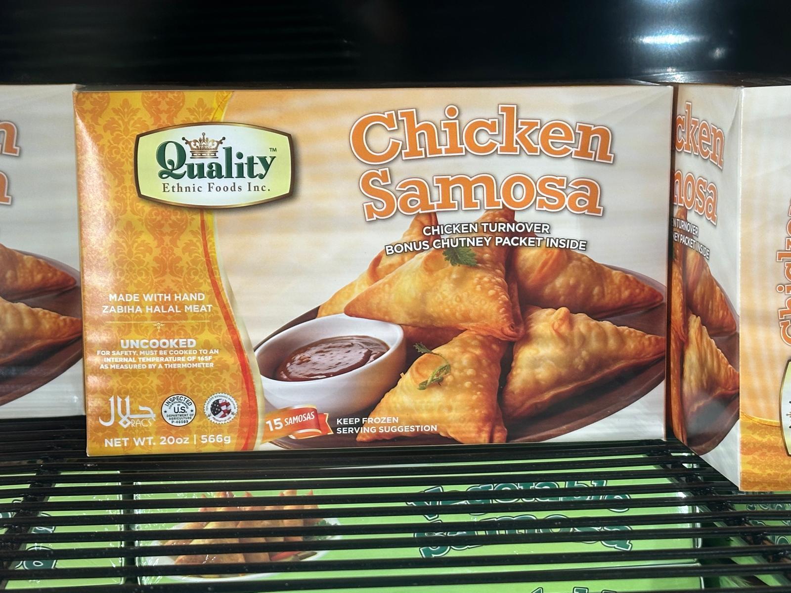 Halal chicken Samosa
Quality ethnic foods brand
15 lbs